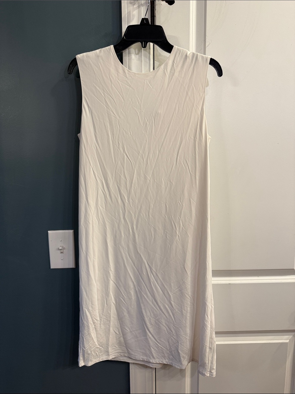 Helmut Lang White Sleeveless Dress